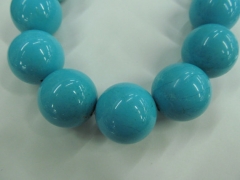 High Quality 2strands 2-25mm Tibetant Turquoise stone Round Aqua Bule Green Yellow Black spacer Bead