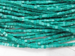 high qulaity 2strands Turquoise stone nuggets cube box square diamond green blue white red purple mixed wholesale loose beads 3