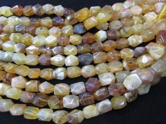 Nautral Yellow Opal Gems Gemstone Gradutated nugget Freeform Barrel faceted Loose beads 13-20mm Full strand 16inch