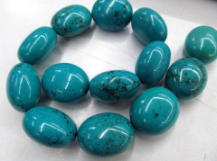 high quality 2strands 10-30mm Turquoise Gemstone Green dark blue veins brown Nuggets FreeForm egg olive Turquoise Beads necklace