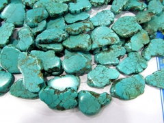SHOP SALE--Turquoise Stone Slab Freeform green Blue white Turquoise beads blue Magnestie Slabs Turquoise Loose beads 20-40mm