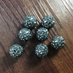 10 pcs 12 mm Shamballa Beads Shamballa Bracelet Shamballa Pendants Paved Crystal