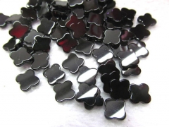 50pcs Brazil Black Agate Cabochon.Clove Round Oval Rectangle Cabochon. Black Stone Cabochon for Bead Embroidery 8-14mm