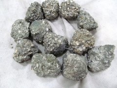 large genuine Raw Pyrite Crystal Nuggets,Freeform Iron Chunky Gold Pyrite rock Beads,chip pyrite cabochos 15-40mm