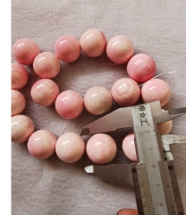 6-20mm Genuine Blush Pink Queen Conch shell round Ball Beads, jewelry supply, pink jewelry for necklace bracelet supplies 16inch