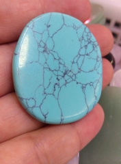 10pcs synthesize turquoise stone slab freeform bead 40-50mm 2inch