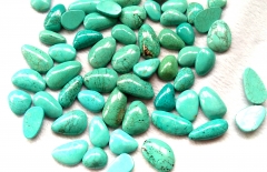 20pcs Turquoise stone Cabochon Veins Slab Stone triangle freeform marquise oval drop cabochons 15-40mm