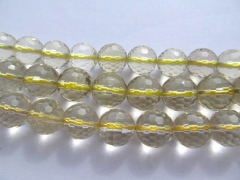 25%off--AA grade 3strands 10mm geniune lemone Citrine quartz round ball briolette jewelry beads