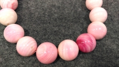 20mm-6mm  Pink Queen Conch shell round Ball Beads, jewelry supply, Red jewelry beads for bracelet-necklace Full strand 16"