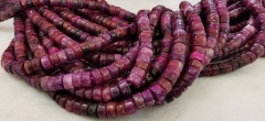 150pcs Natural purple Stone  Spodumene jewelry   Heishi Wheel Slice Beads 4mm 6mm 8mm For Jewelry Making Supply Natural phosphosiderite