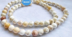 Genuine Wild Horse White matrix Turquoise Beads Round ball 2-12mm 15.5" Loose bead For Jewelry Making Genuine Wild Horse White matrix Turquoise Beads Round ball 2-12mm 15.5" Loose bead For Jewelry Making