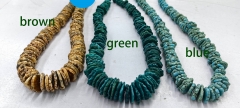 Rough Choker Turquoise Disc Button Beads 10-20mm 16" Brown Blue Green Red Blue stone Abacuse Wheel Jewelry loose bead for jewelry making Rough Choker Turquoise Disc Button Beads 10-20mm 16" Brown Blue Green Red Blue stone Abacuse Wheel Jewelry loose bead for jewelry making