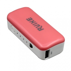 Mini li-ion power bank 2500mah with LED torch