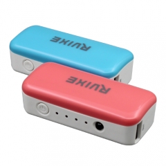 Mini li-ion power bank 2500mah with LED torch