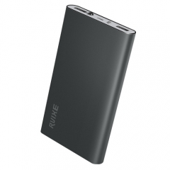 Ultra slim Aluminium alloy 10000mah power bank with dual usb