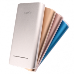 Ultra thin metal +ABS power bank 10000mah