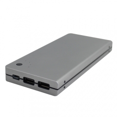 Slimmest metallic power bank for 20000mah in the market.