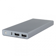 Super high capacity 15000mah power bank with dual usb output ports