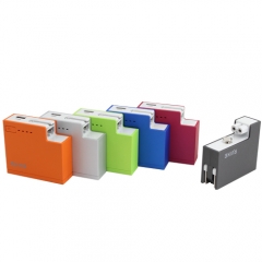 Rvixe Patent CONTRAST COLOR design wall charger with power bank 2 in 1.