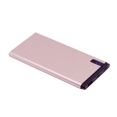 Ultra thin power bank with LCD power display