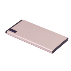 Ultra thin power bank with LCD power display