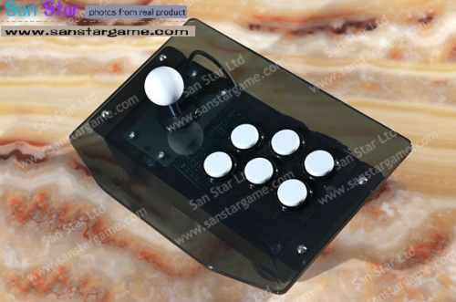 USB Connect Mini Single Player With 6 Button Arcade Fighting Stick