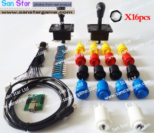 New Arrival：Arcade Controller+Joystick+Push Button+Microswitch For Push Button