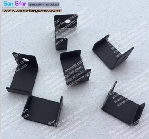 8 Pcs Of Black Color Glass Clip For Table Top Cocktail Machine