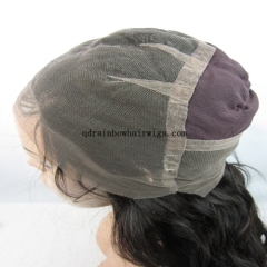 Fashion Bob Style Black Color Indian Remy Hair Celebrity Full Lace Wigs