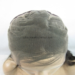 Stock Premium Quality 22'' Remy Hair Black Color Full Lace Women Wig