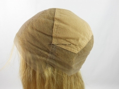 14'' Remy Hair Blonde Color Wavy Celebrity Full Lace Wigs