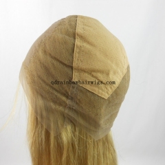 Trendy Fashion 16'' Blonde Virgin Hair Full Lase Wigs