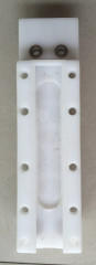 White plastic pad for glass beveling machine