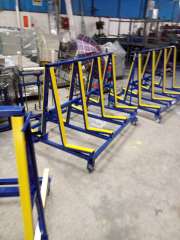 Glass Handling Trolley, Handling Trolley for Marble, Glass Rack