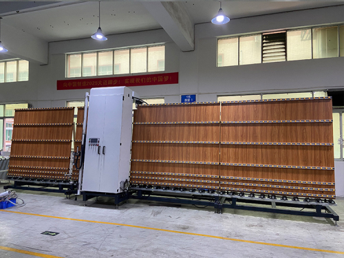 Vertical PE Protective Film Covering Machine for insulation glass