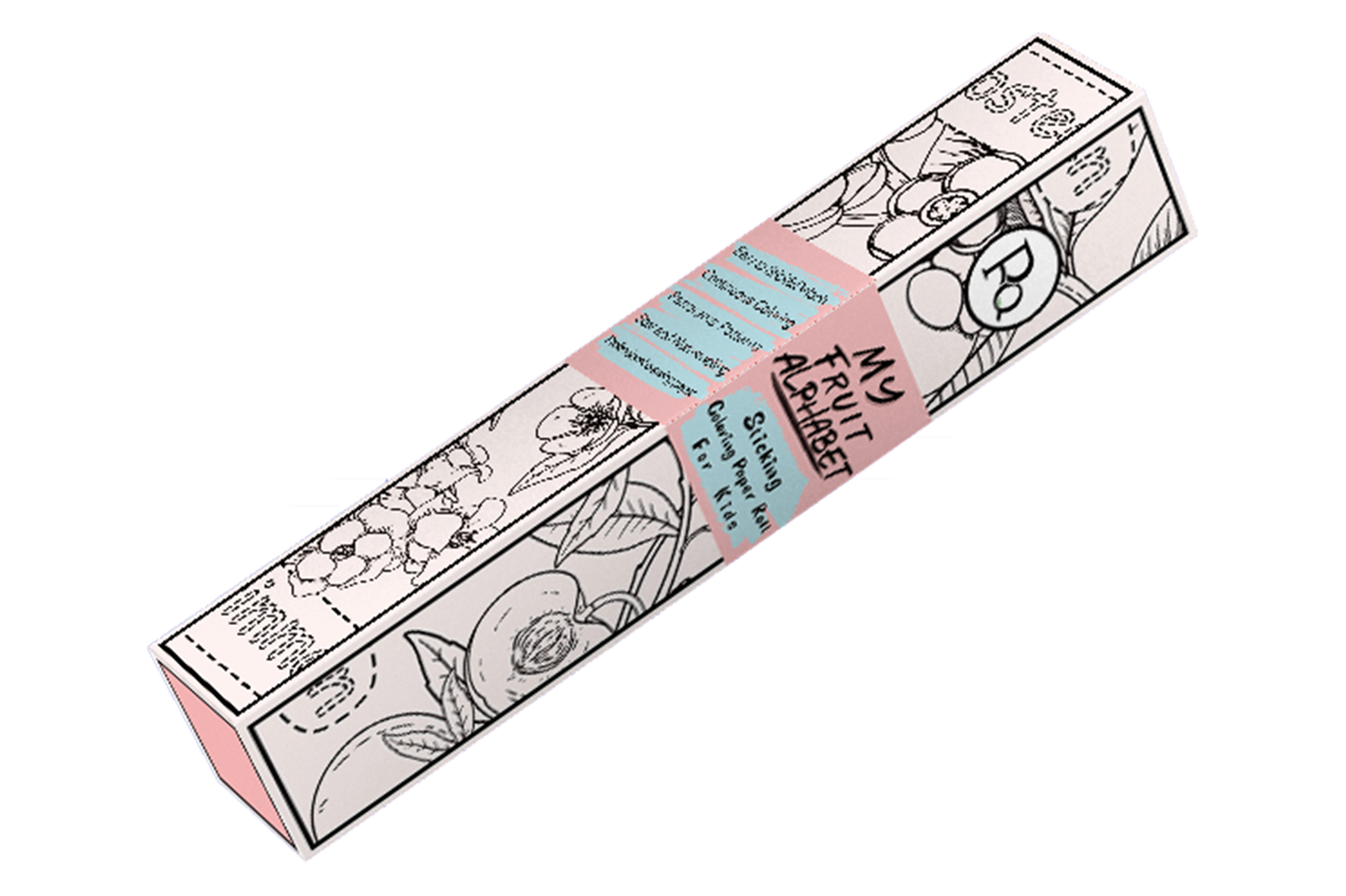 Sticking Coloring Paper Roll