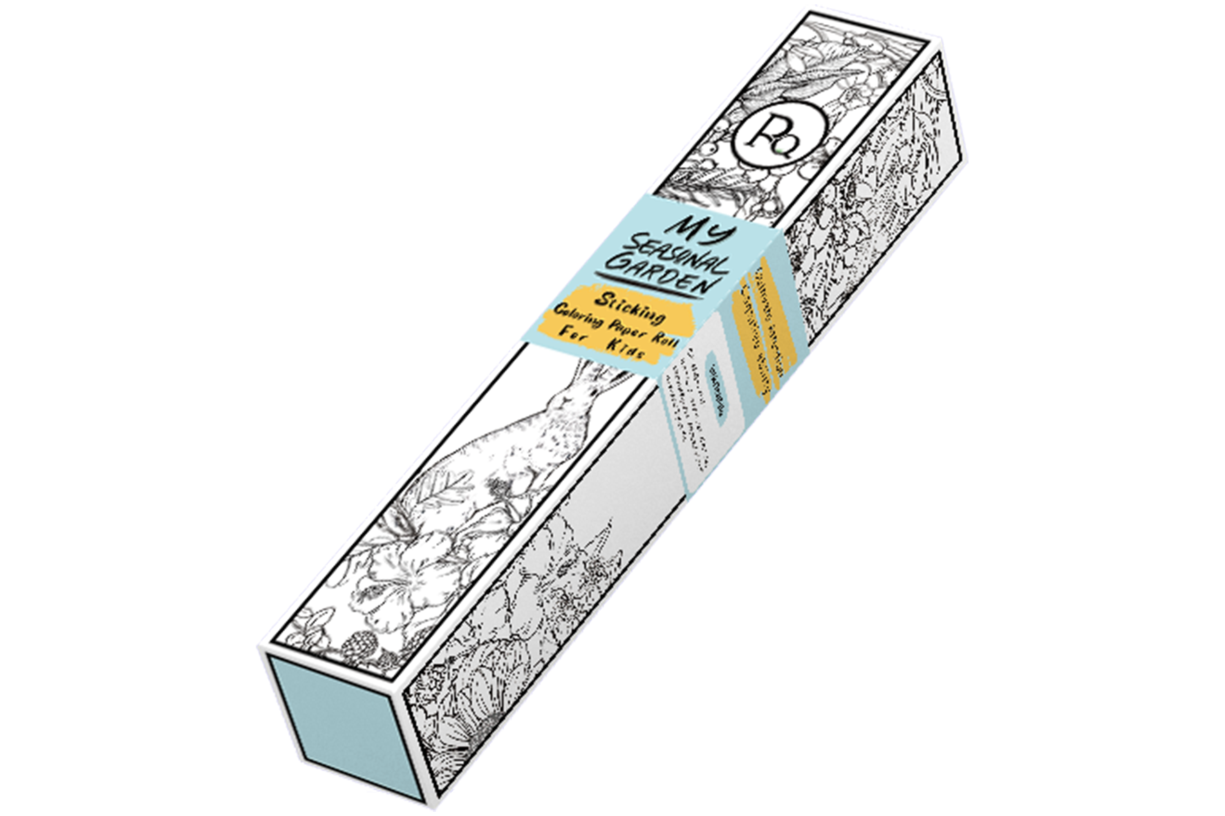 Sticking Coloring Paper Roll