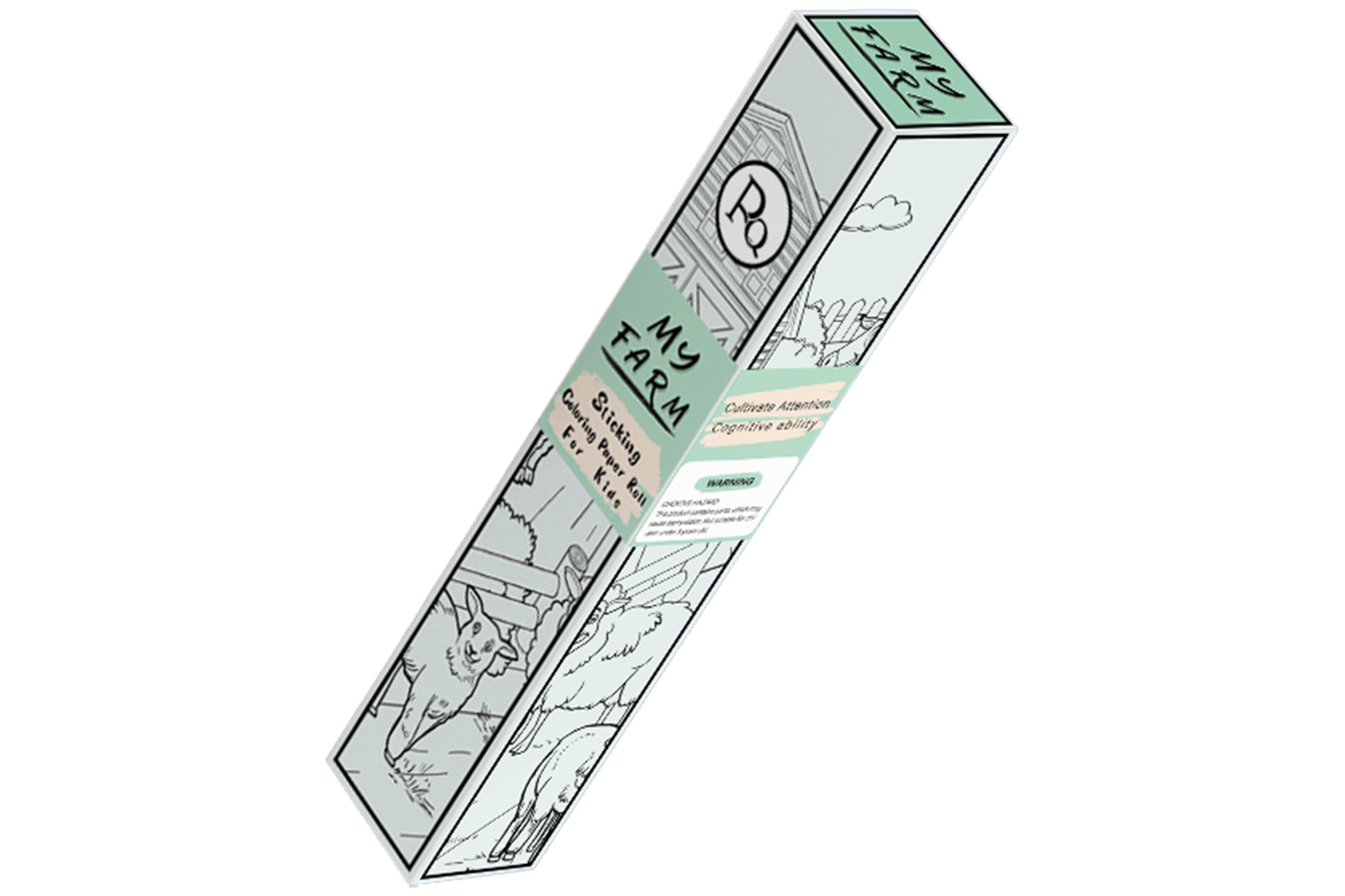 Sticking Coloring Paper Roll