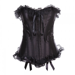 Wholesale plus size corset top waiste training sexy overbust costume lingerie women bustier waist trainer cincher corselet