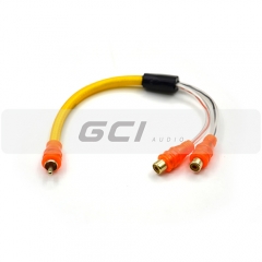 Manufacture Car Audio Y-RCA interconnect cable(YR-12083)