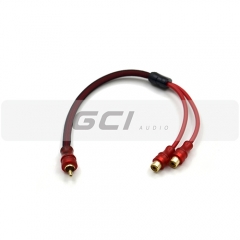 Manufacture Car Audio Y-RCA interconnect cable(YR-12091)