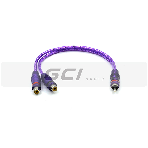 Manufacture Car Audio Y-RCA audio cable(YR-12104-2)