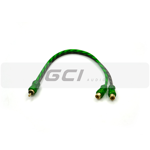 Manufacture Car Audio Y-RCA audio cable(YR-12021)