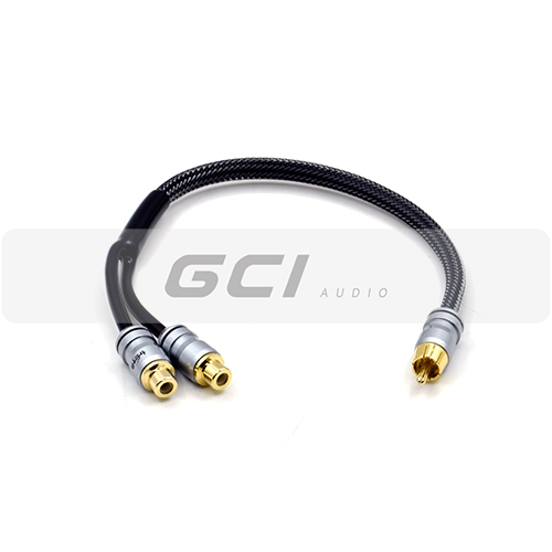 Manufacture Car Audio Y-RCA interconnect cable(YR-42011)