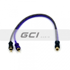 Manufacture Car Audio Y-RCA audio cable(YR-12024)