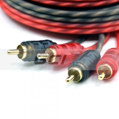 Manufacture Car Audio rca audio cable（R-14193）