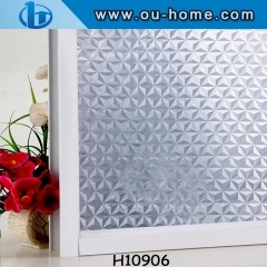 Repeat Use Decorative PVC Glass Sticker  Static Window Film