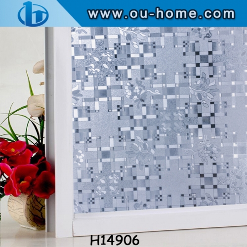 Pollution-free pvc decorative static cling window film