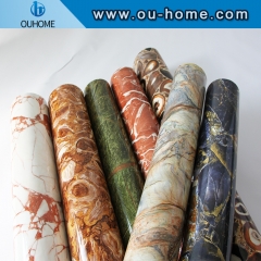 Self-Adhesive Marble design Plastic Lamination Film for Decoration