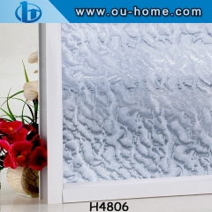 Glass Sticker Embossed Decorative Film PVC Static Cling Window Film